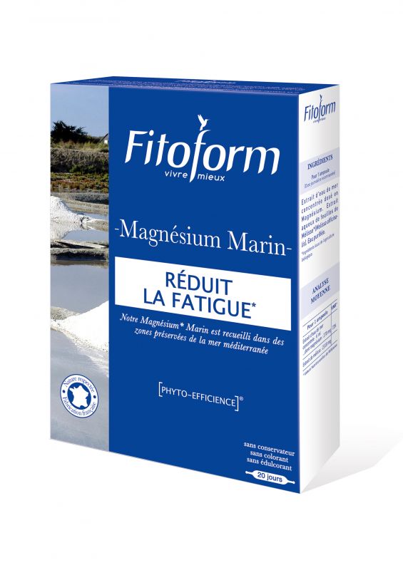 Magnésium marin - Fitoform - équilibre nerveux - 20 ampoules