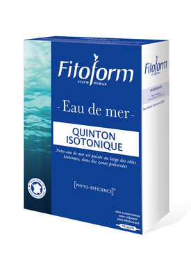 Eau de mer isotonique - Fitoform - nutrition cellulaire - 30 ampoules